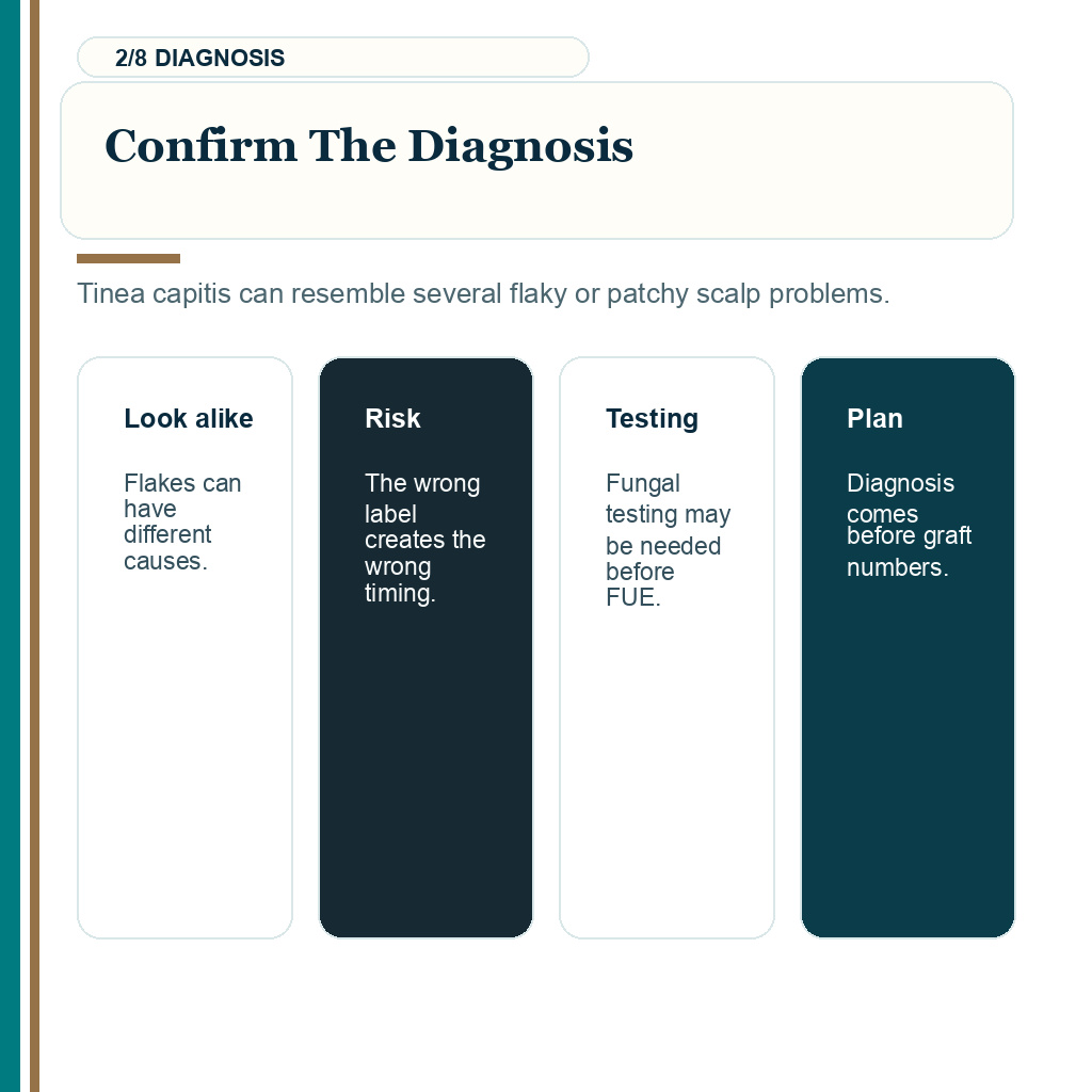 Tinea capitis hair transplant planning carousel slide 2 of 8 about confirm the diagnosis.