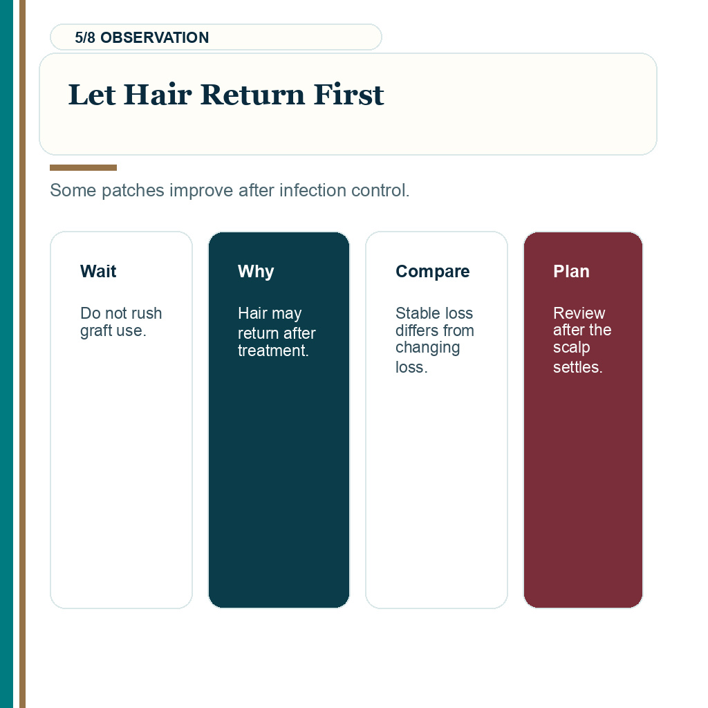 Tinea capitis hair transplant planning carousel slide 5 of 8 about let hair return first.