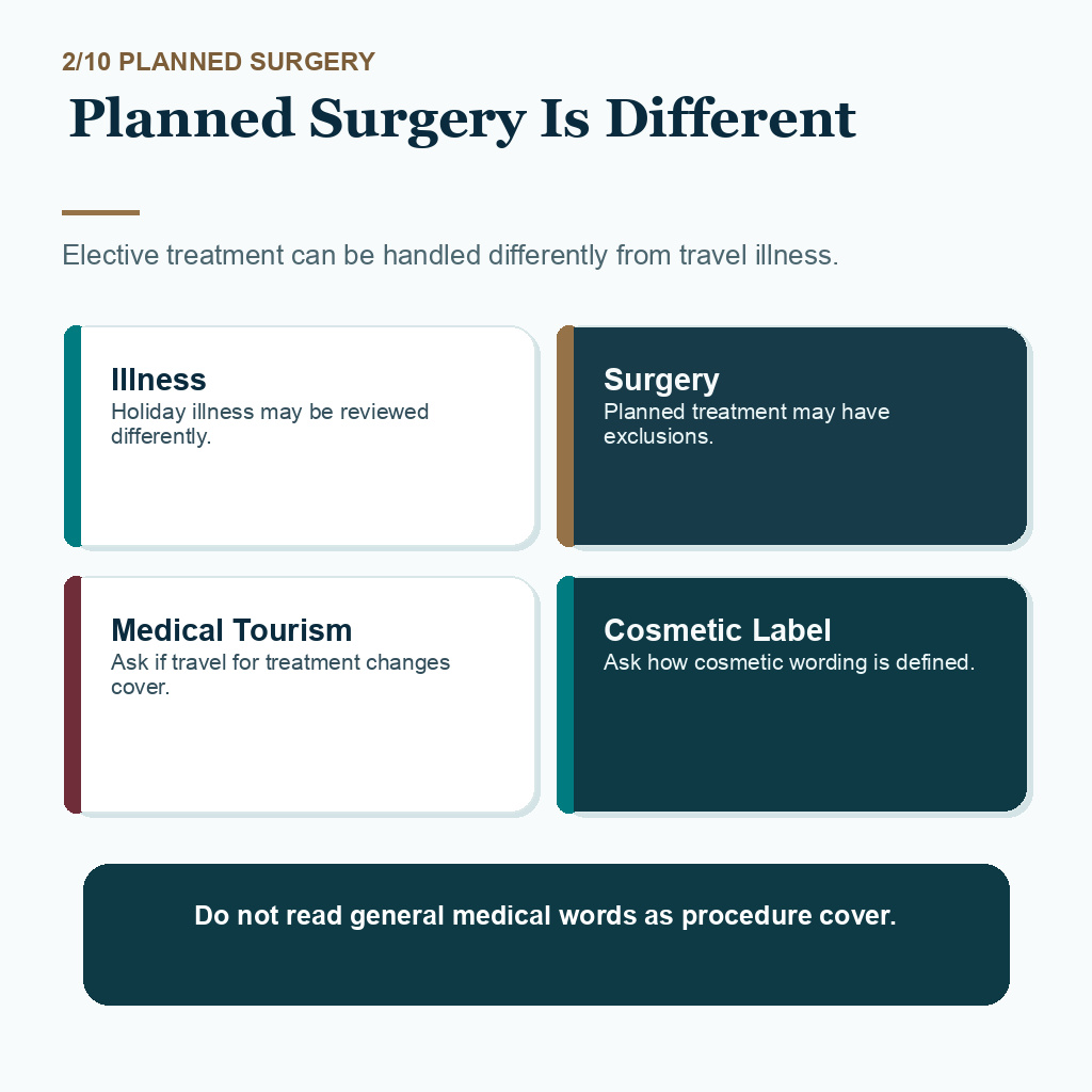 Travel insurance hair transplant abroad carousel slide 2 about planned surgery differs