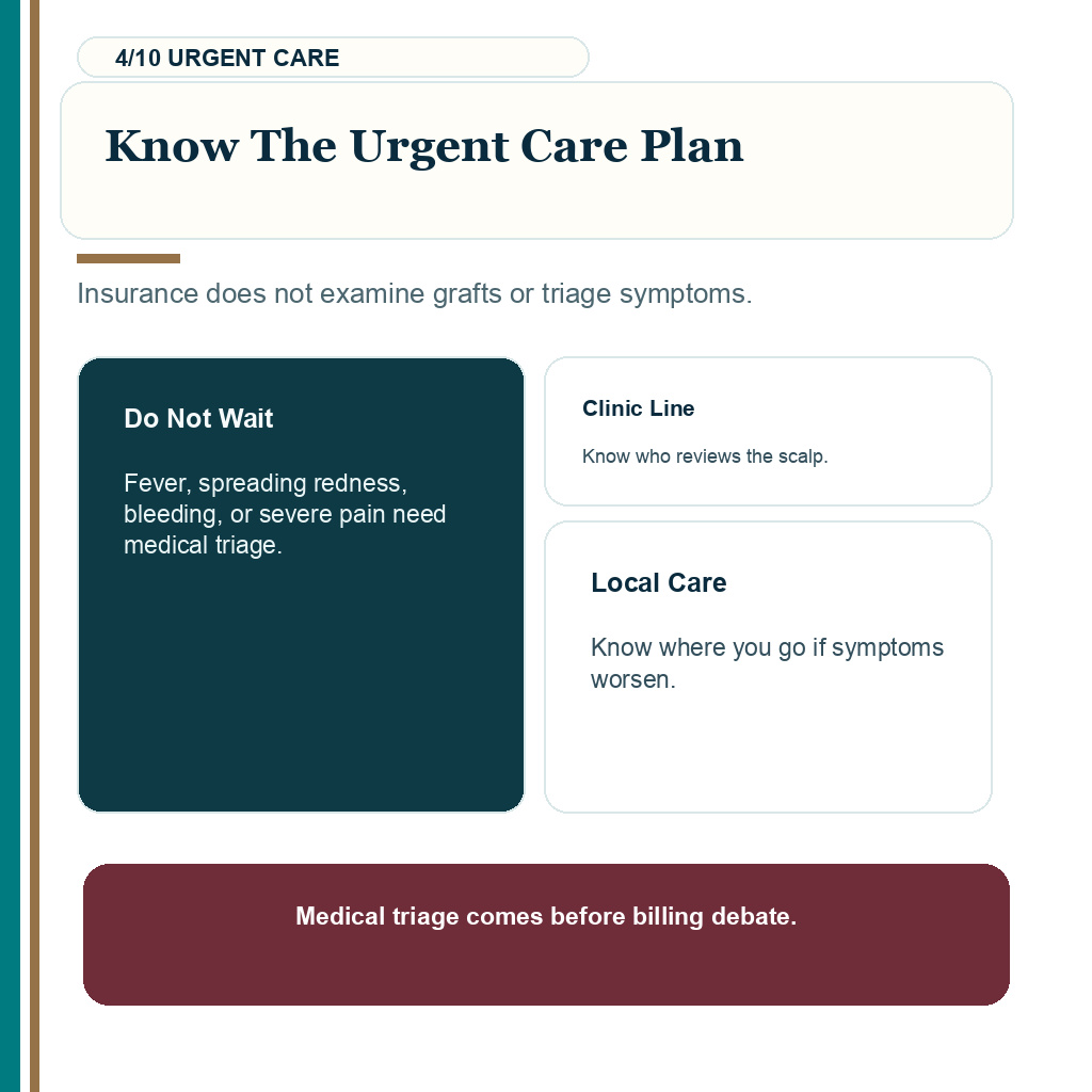 Travel insurance hair transplant abroad carousel slide 4 about urgent care plan