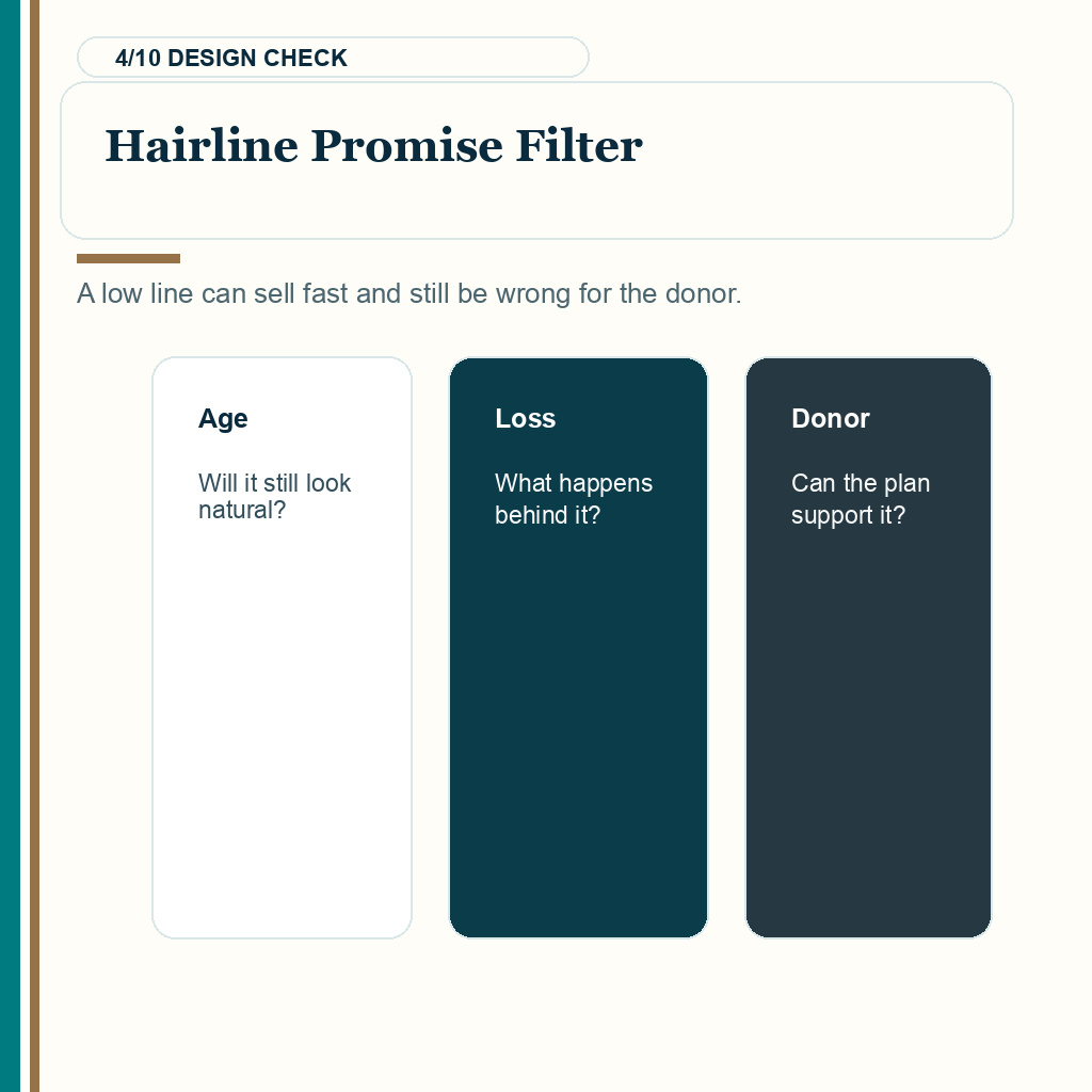 Guidance for filtering hairline promises before booking in Turkey.