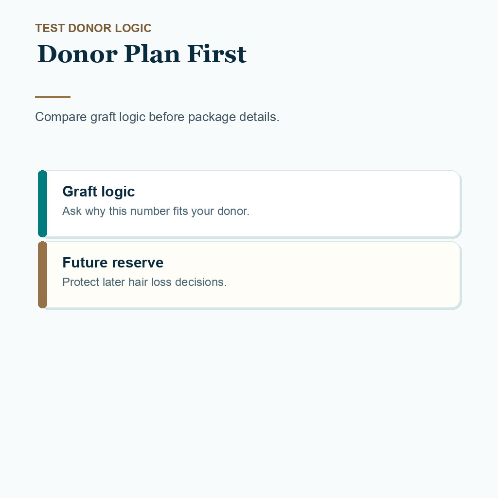 Donor Plan First AI clinic shortlist verification slide