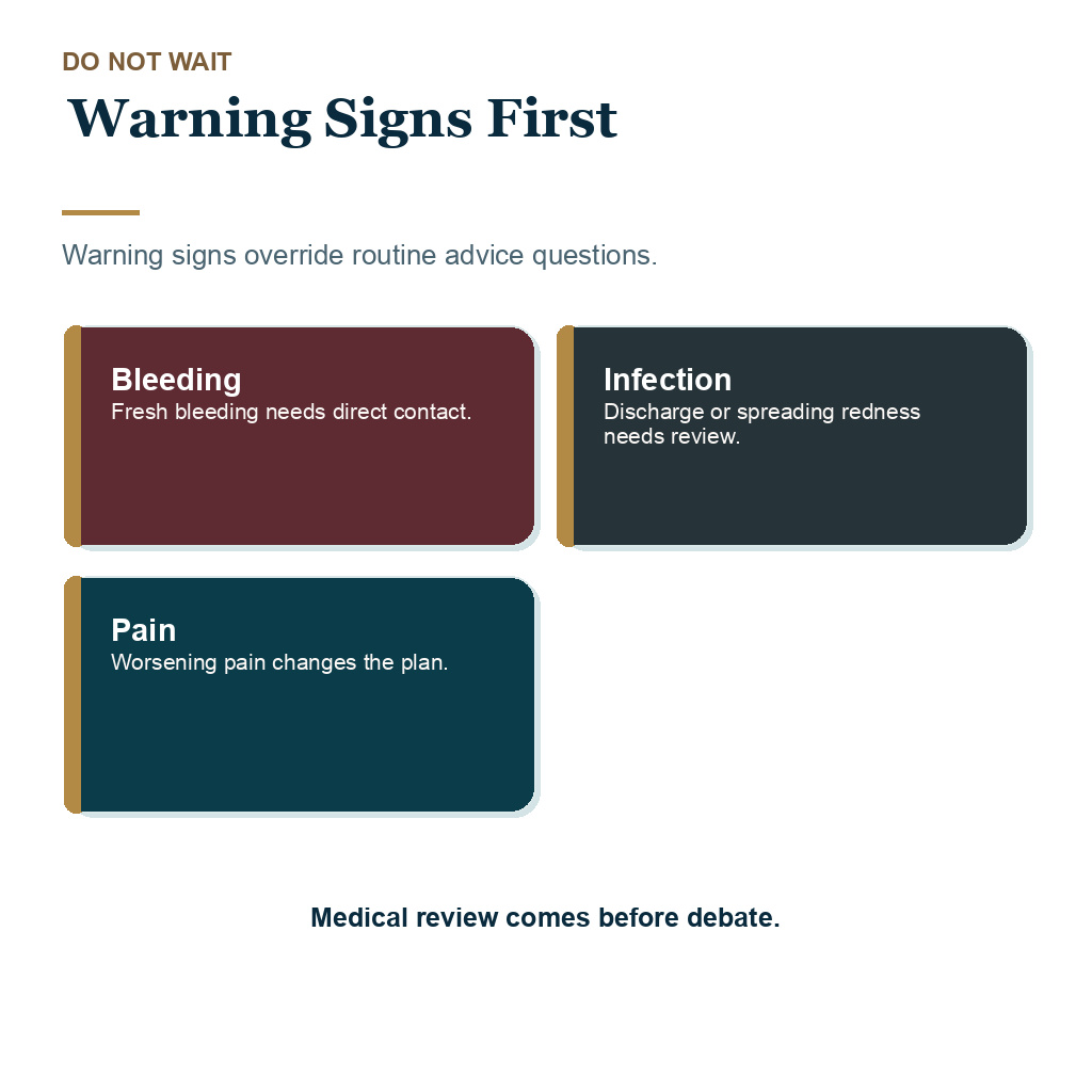 Conflicting hair transplant aftercare advice planning image about warning signs first.