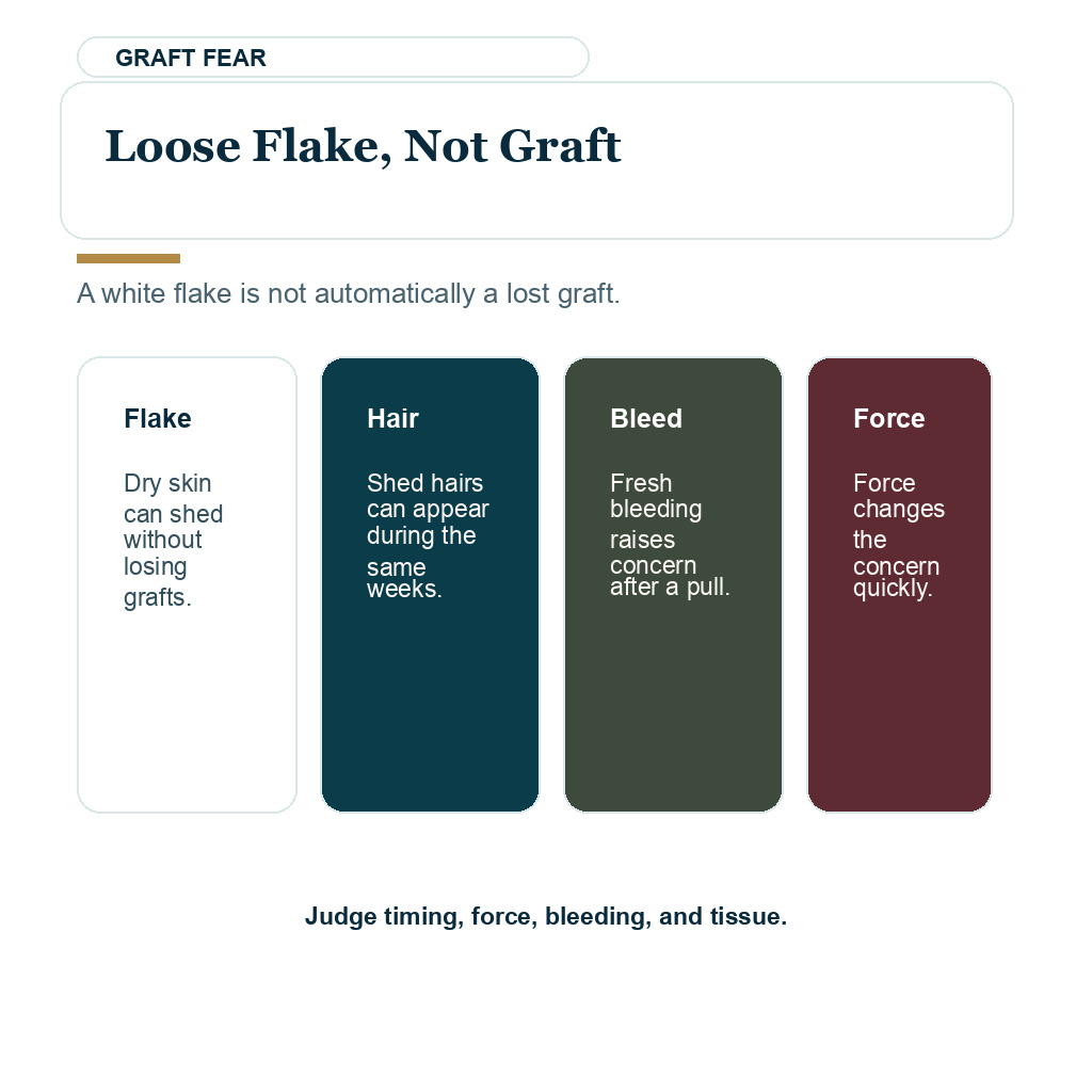Dry scalp after hair transplant carousel image about loose Flake Not Graft