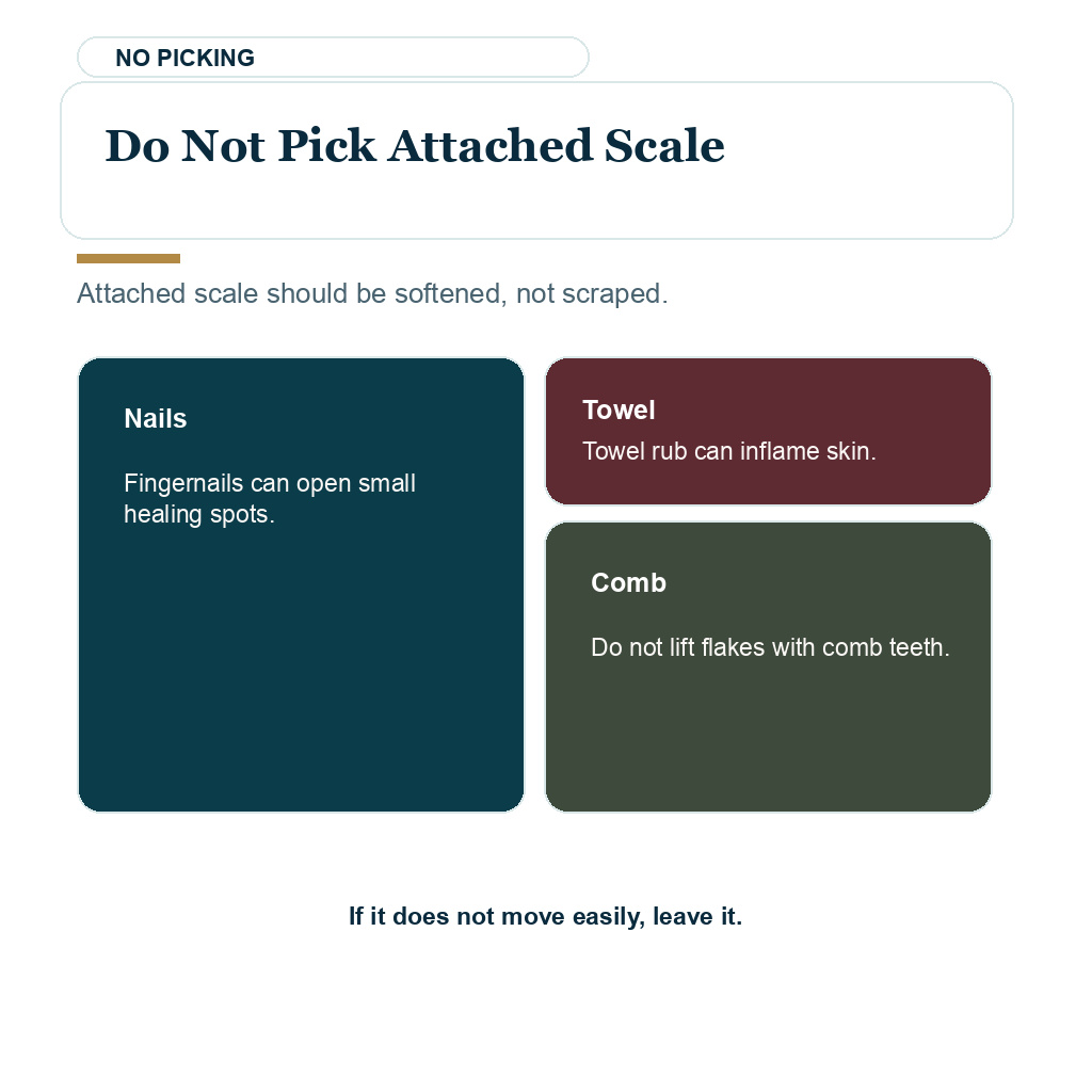 Dry scalp after hair transplant carousel image about do Not Pick Attached Scale