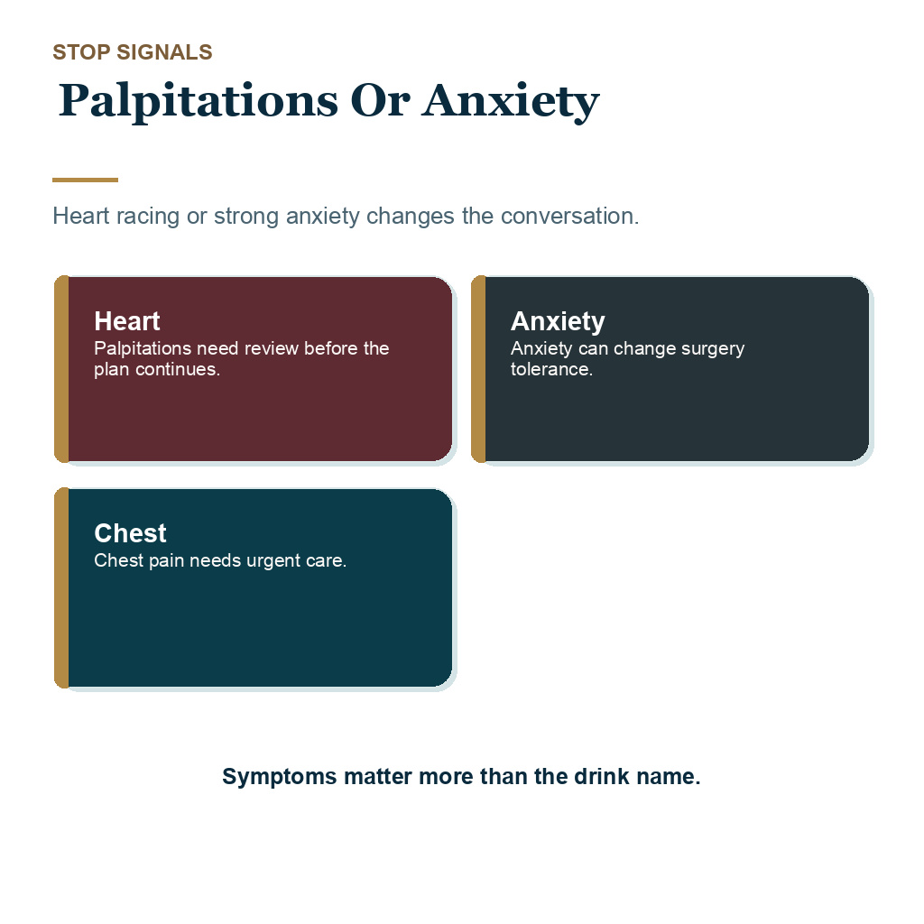 Energy drinks before hair transplant planning image about palpitations Or Anxiety