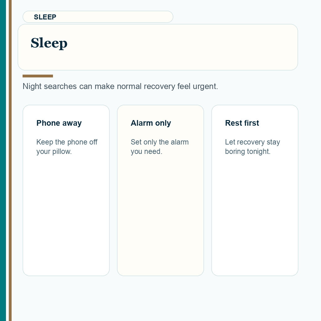 Carousel slide about keeping the phone away during sleep after hair transplant