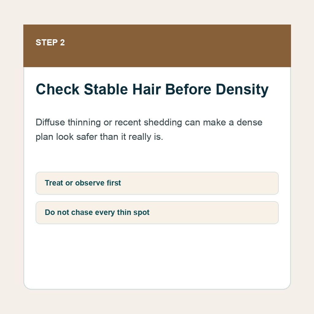 Carousel slide 2 about native hair placement planning