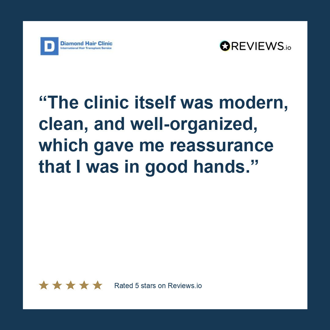 The clinic itself was modern, clean, and well-organized, which gave me reassurance that I was in good hands.