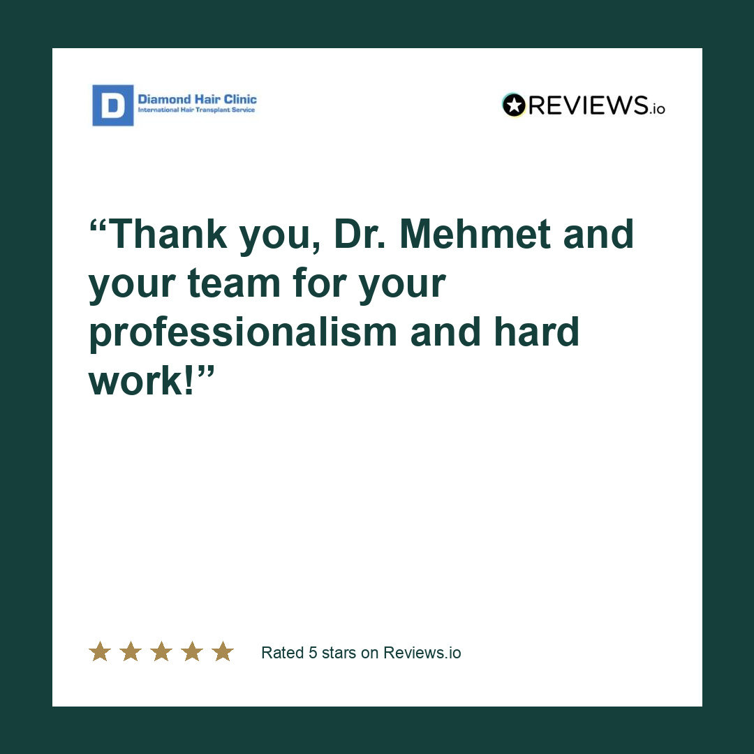 Thank you, Dr. Mehmet and your team for your professionalism and hard work!