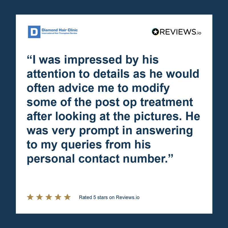 I was impressed by his attention to details as he would often advice me to modify some of the post op treatment after looking at the pictures. He was very prompt in answering to my queries from his personal contact number.