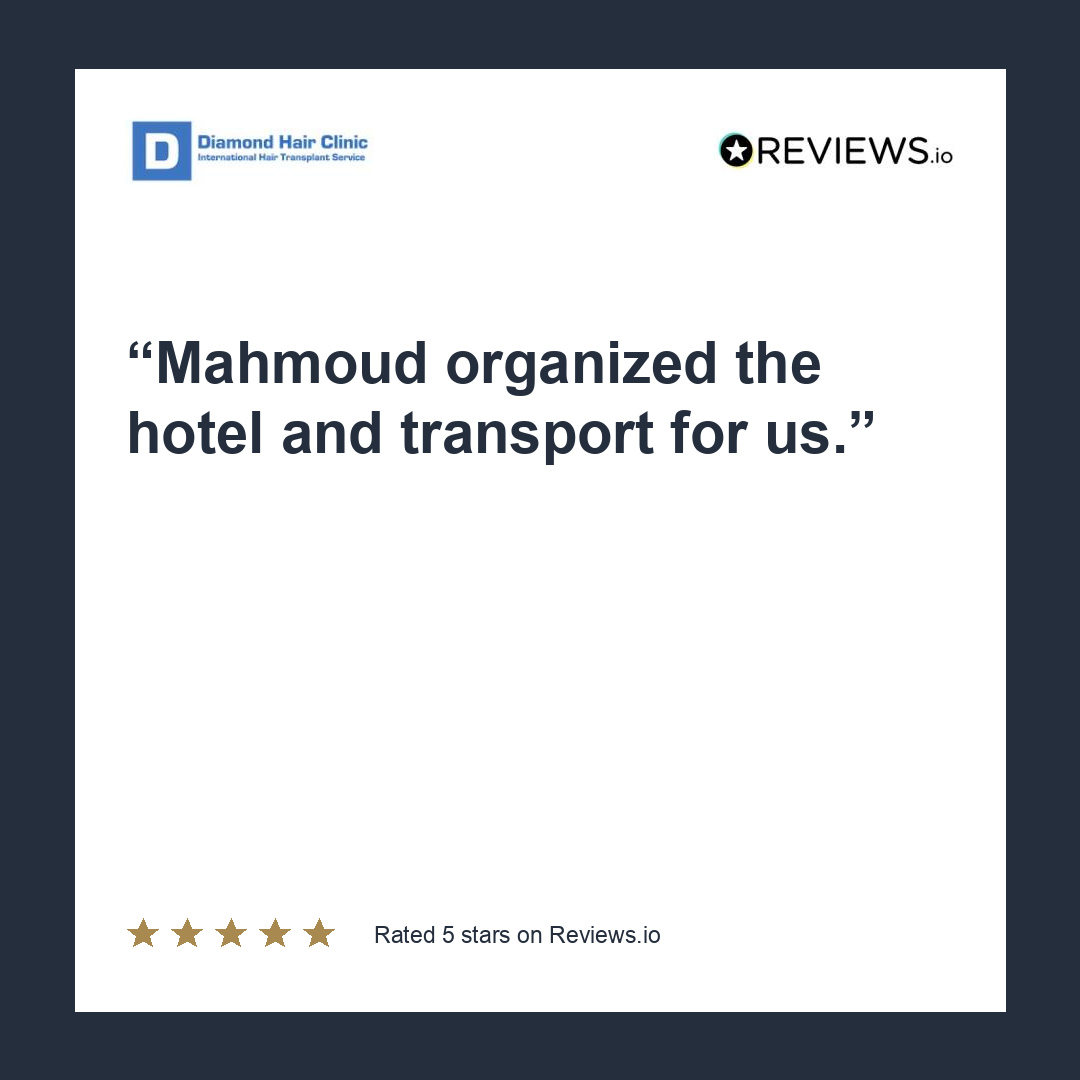 Mahmoud organized the hotel and transport for us.
