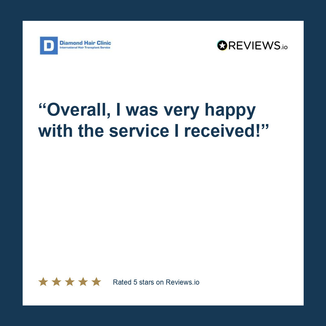 Overall, I was very happy with the service I received!