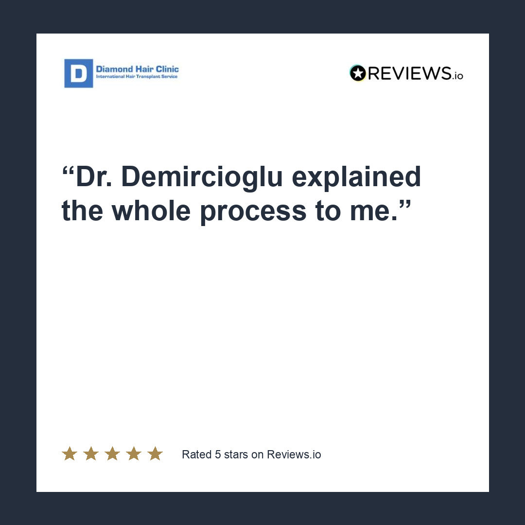 Dr. Demircioglu explained the whole process to me.