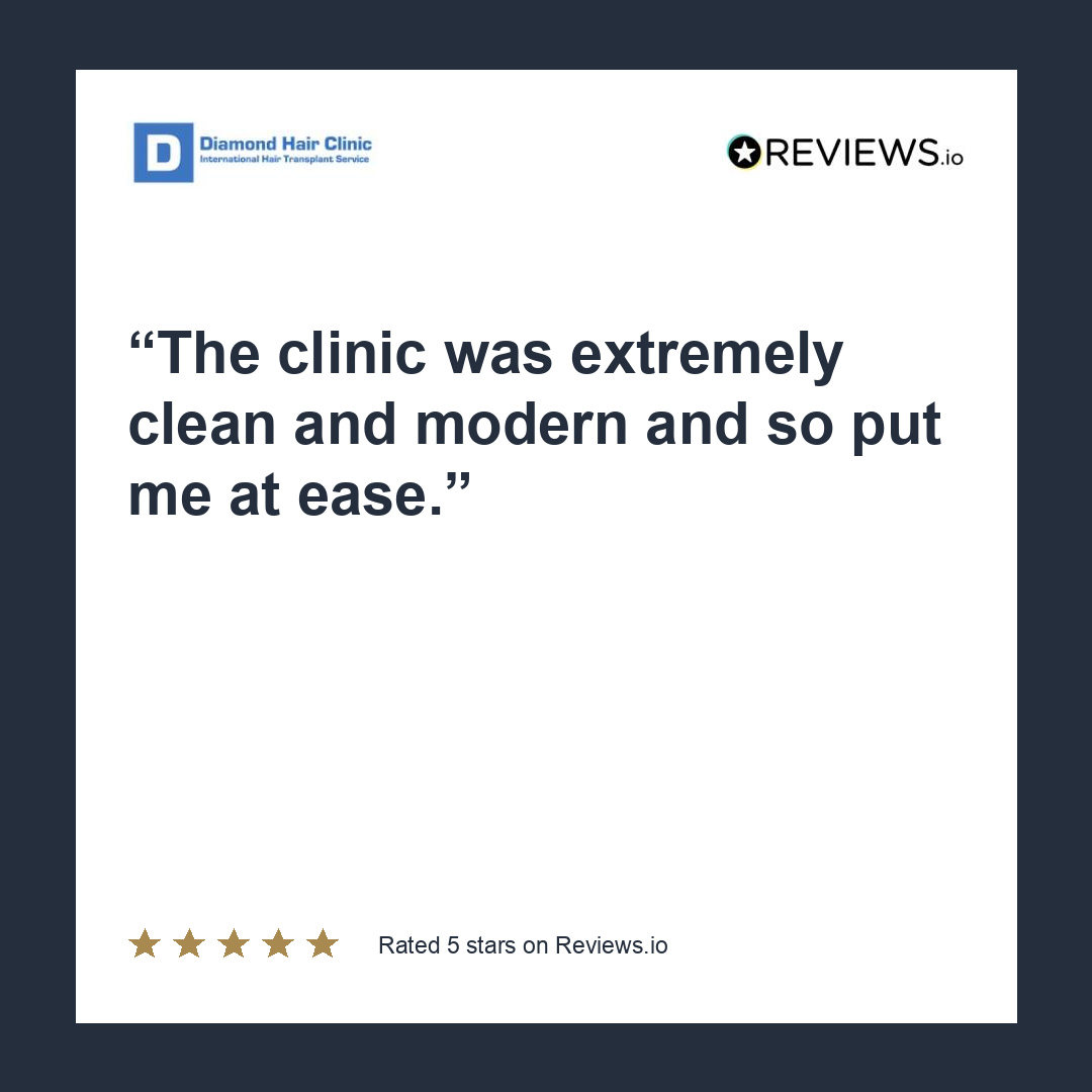 The clinic was extremely clean and modern and so put me at ease.