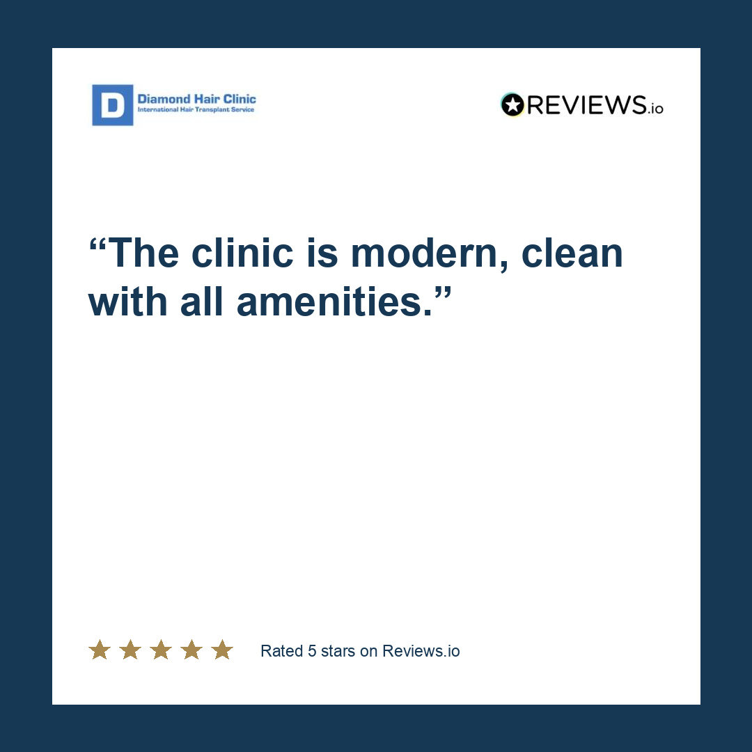 The clinic is modern, clean with all amenities.