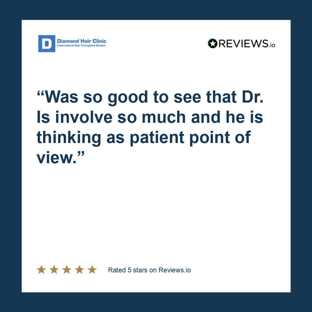 Was so good to see that Dr. Is involve so much and he is thinking as patient point of view.