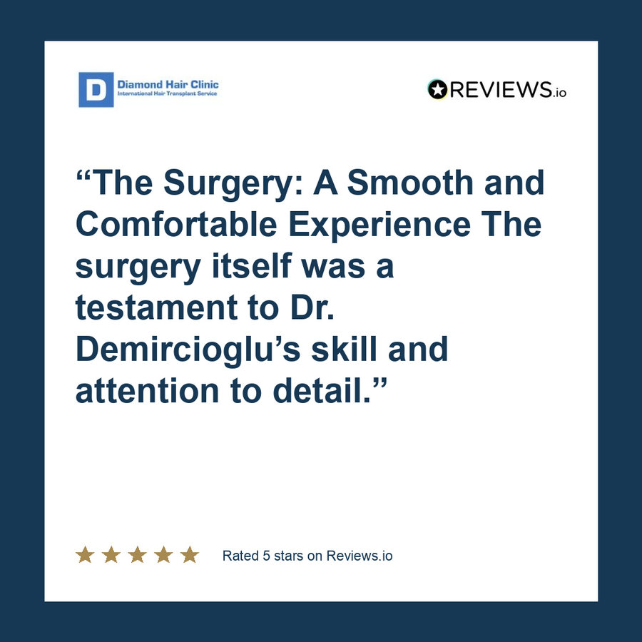 The Surgery: A Smooth and Comfortable Experience
The surgery itself was a testament to Dr. Demircioglu’s skill and attention to detail.