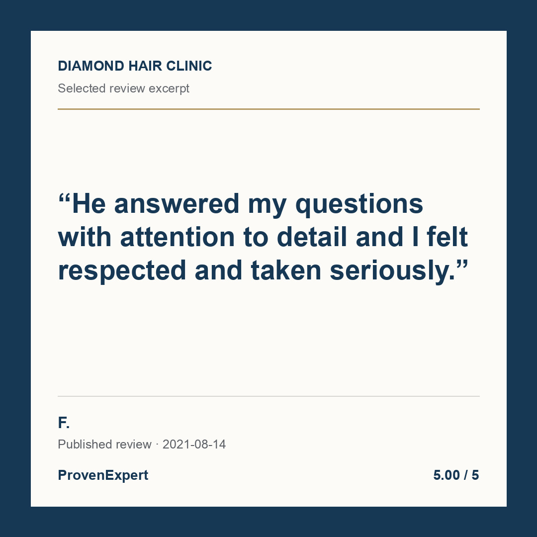 He answered my questions with attention to detail and I felt respected and taken seriously.