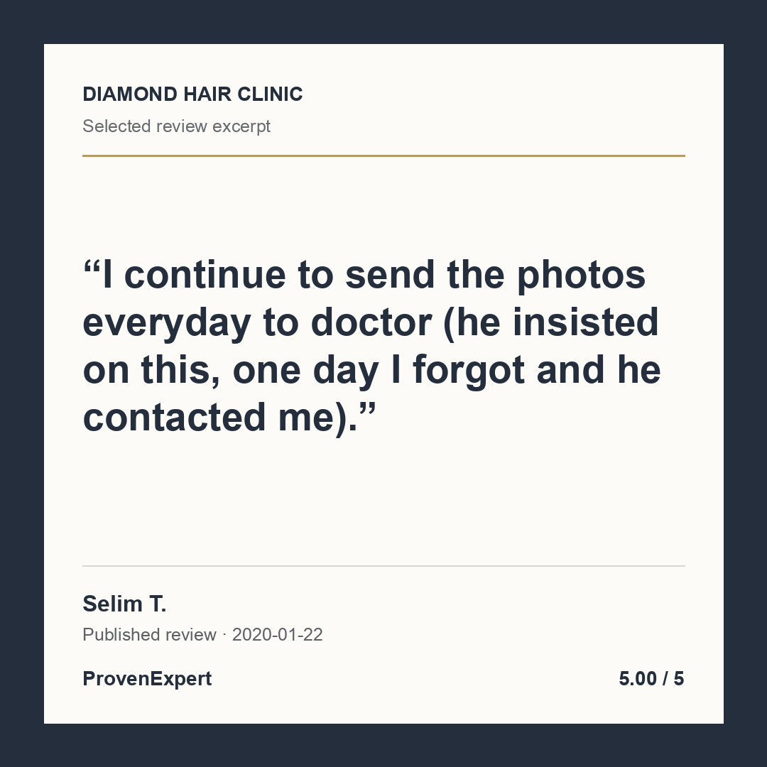 I continue to send the photos everyday to doctor (he insisted on this, one day I forgot and he contacted me).