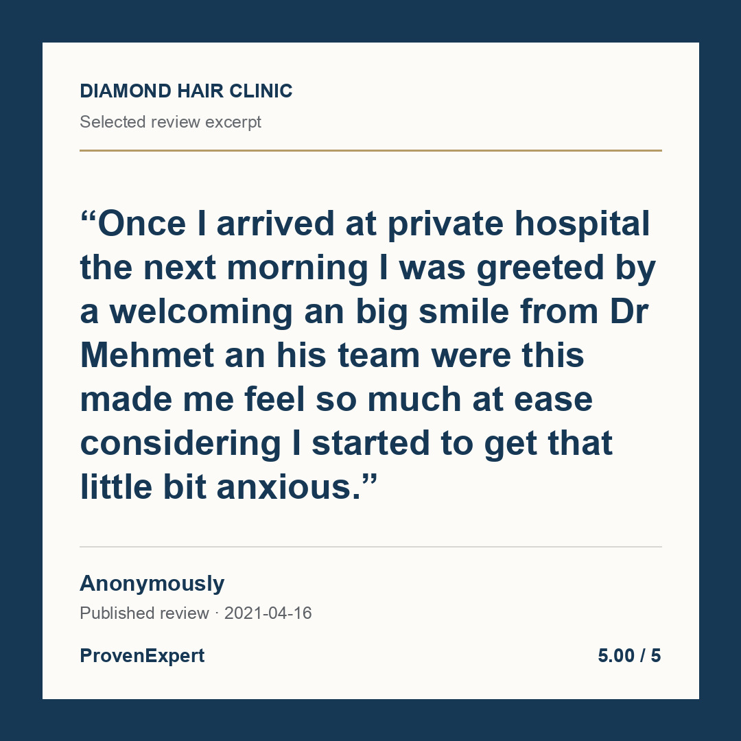 Once I arrived at private hospital the next morning I was greeted by a welcoming an big smile from Dr Mehmet an his team were this made me feel so much at ease considering I started to get that little bit anxious.