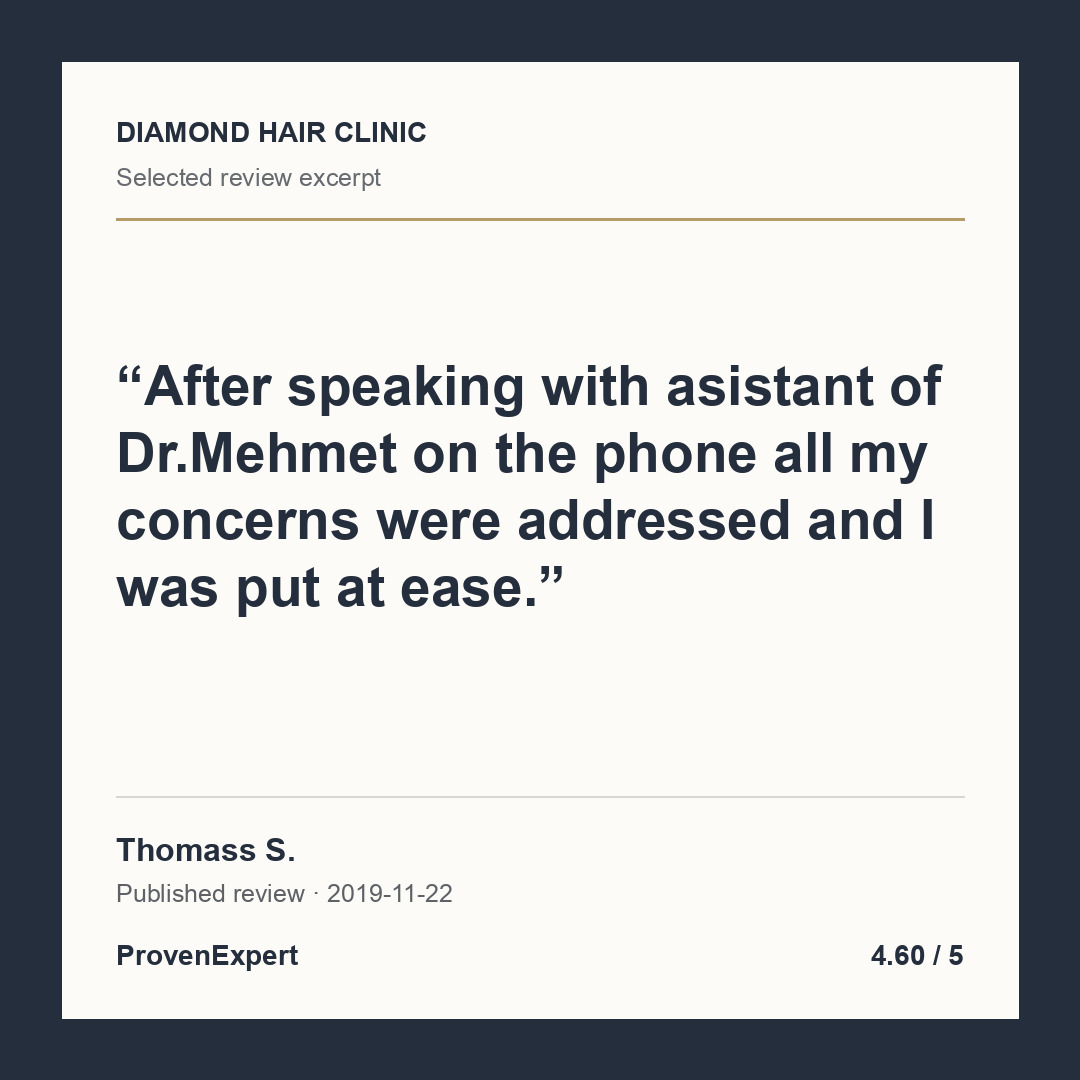 After speaking with asistant of Dr.Mehmet on the phone all my concerns were addressed and I was put at ease.