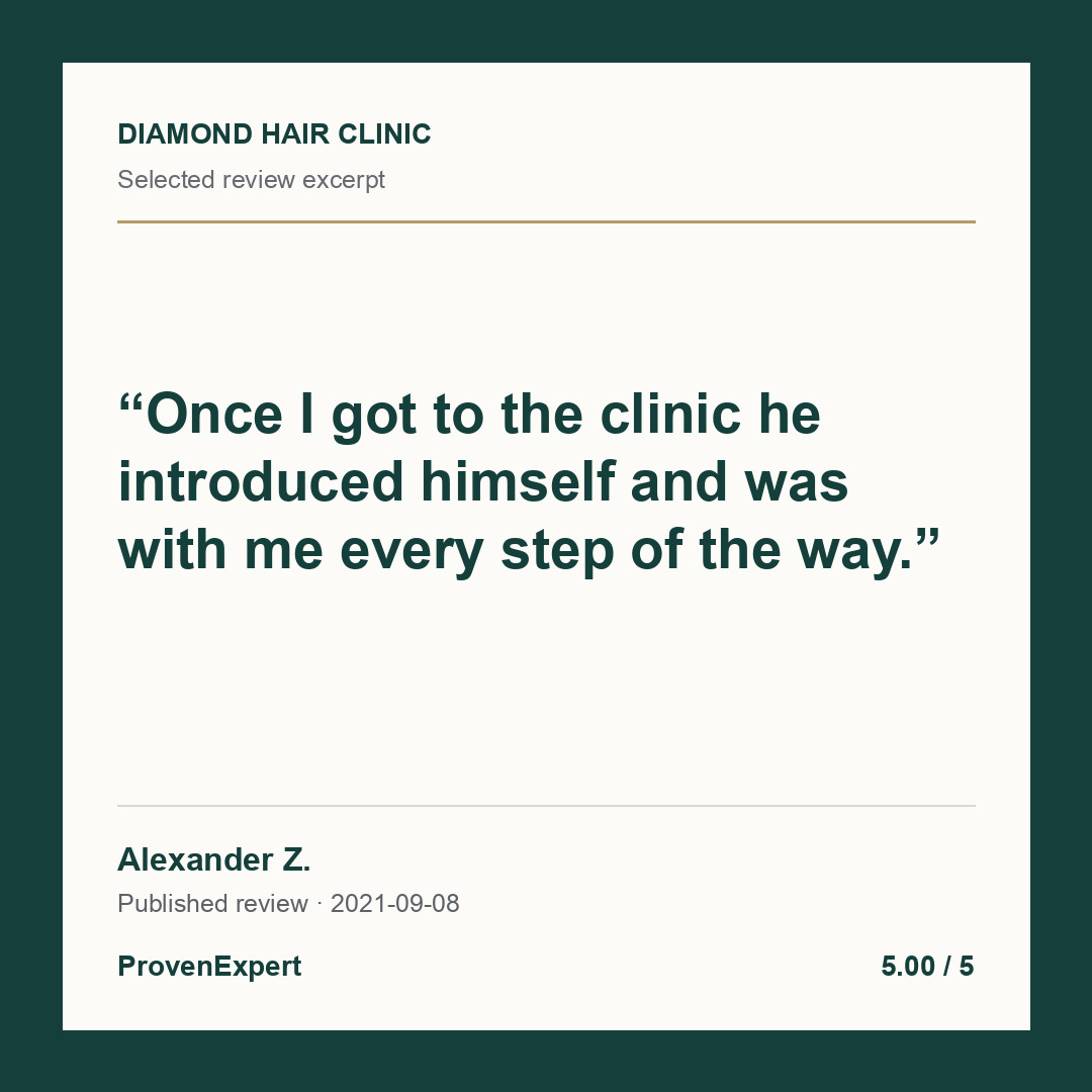 Once I got to the clinic he introduced himself and was with me every step of the way.