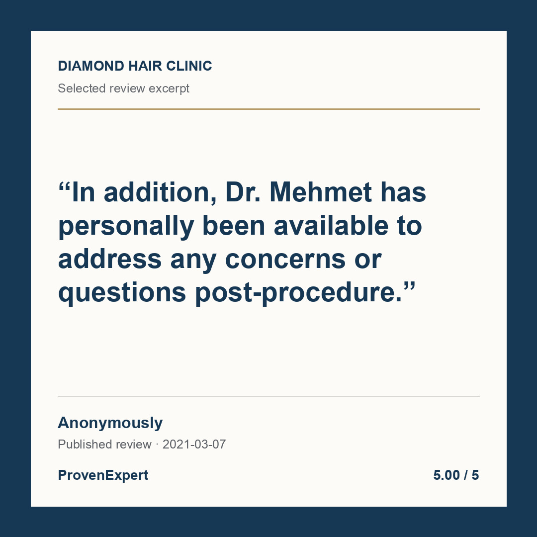 In addition, Dr. Mehmet has personally been available to address any concerns or questions post-procedure.
