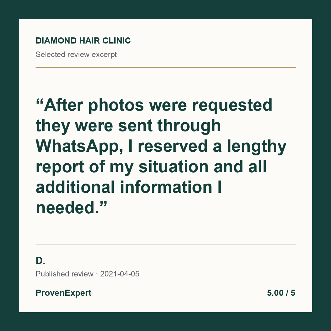 After photos were requested they were sent through WhatsApp, I reserved a lengthy report of my situation and all additional information I needed.