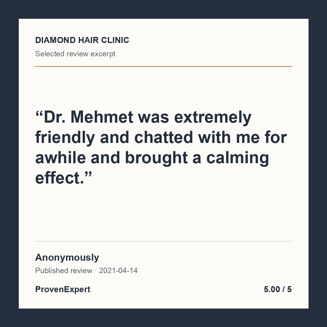 Dr. Mehmet was extremely friendly and chatted with me for awhile and brought a calming effect.