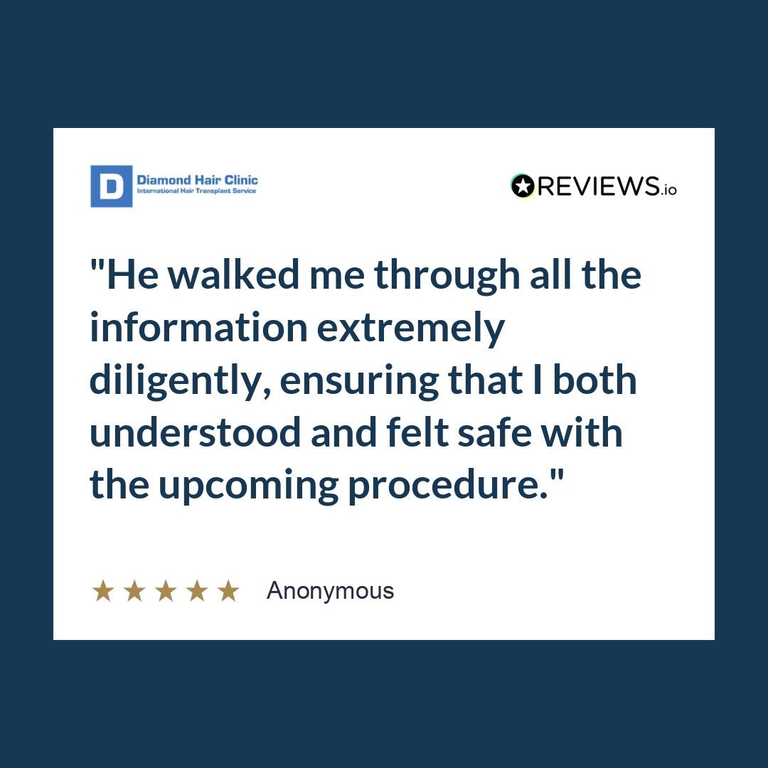 He walked me through all the information extremely diligently, ensuring that I both understood and felt safe with the upcoming procedure.