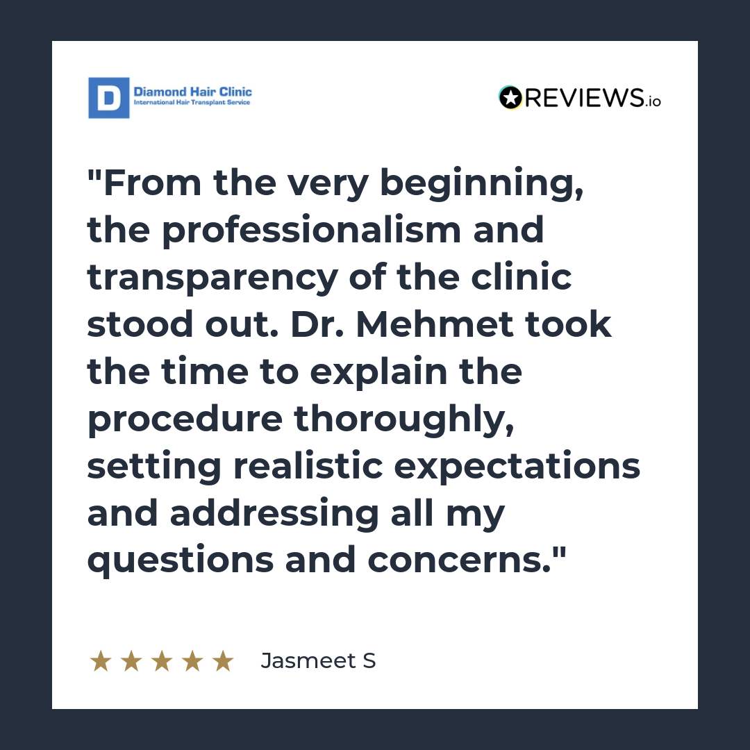 From the very beginning, the professionalism and transparency of the clinic stood out. Dr. Mehmet took the time to explain the procedure thoroughly, setting realistic expectations and addressing all my questions and concerns.