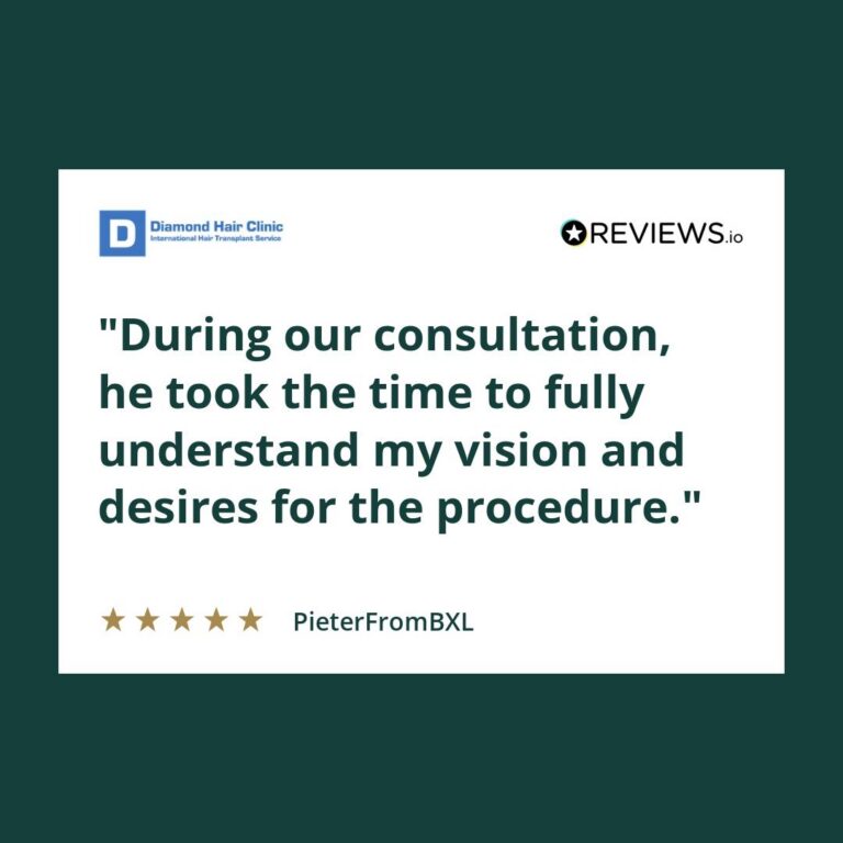 Patient review: During our consultation, he took the time to fully understand my vision and desires for the procedure.