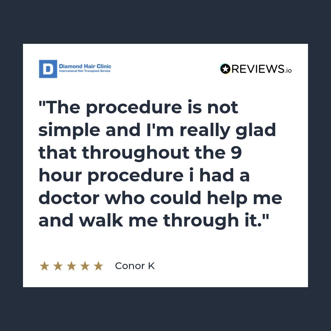 The procedure is not simple and I'm really glad that throughout the 9 hour procedure i had a doctor who could help me and walk me through it.