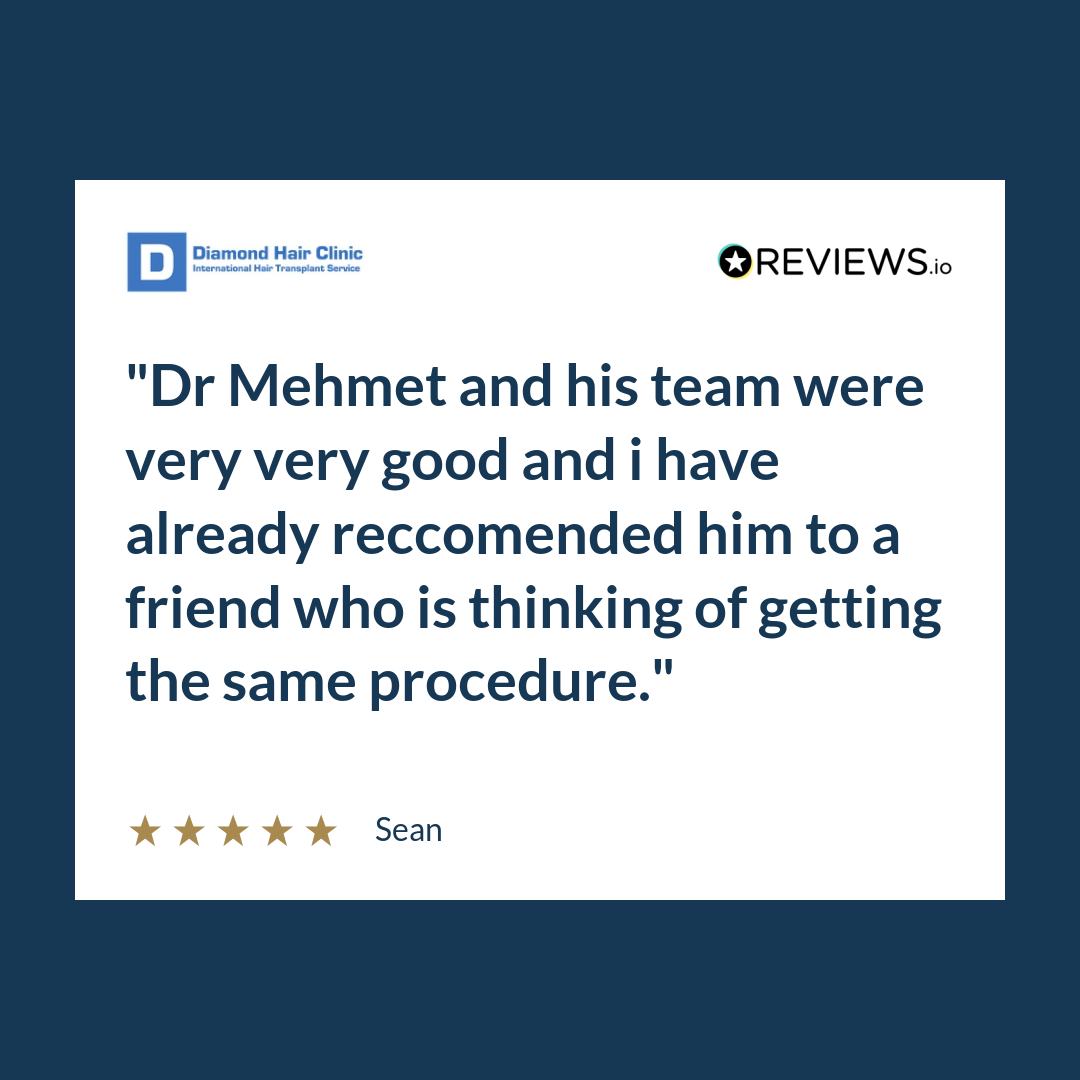 Dr Mehmet and his team were very very good and i have already reccomended him to a friend who is thinking of getting the same procedure.