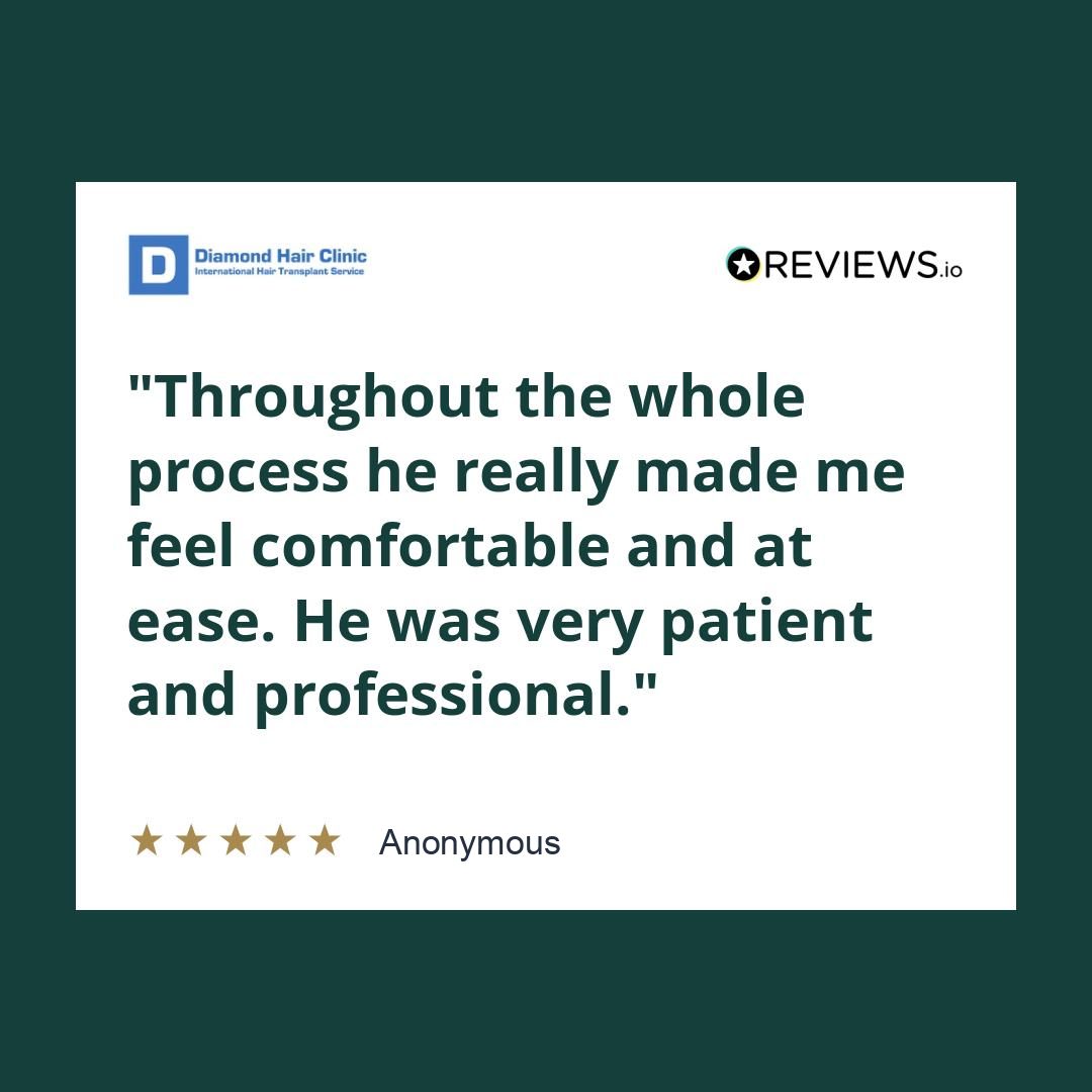 Throughout the whole process he really made me feel comfortable and at ease. He was very patient and professional.