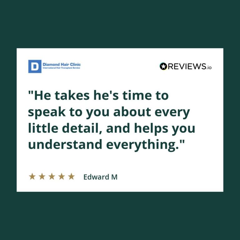 Patient review: He takes he’s time to speak to you about every little detail, and helps you understand everything.