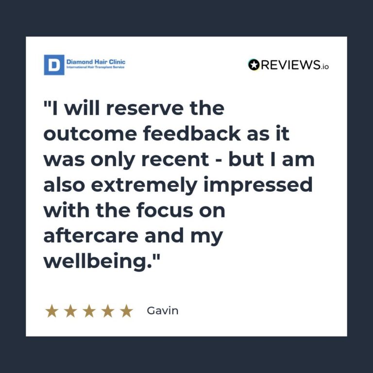 Patient review: I will reserve the outcome feedback as it was only recent - but I am also extremely impressed with the focus on aftercare and my wellbeing.