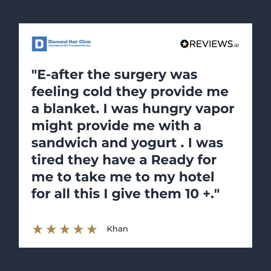 E-after the surgery was feeling cold they provide me a blanket. I was hungry vapor might provide me with a sandwich and yogurt . I was tired they have a Ready for me to take me to my hotel for all this I give them 10 +.